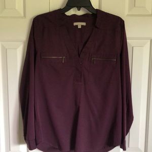 Banana Republic maroon top
